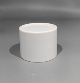 большая матовая белая утяжелённая крышка