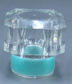 A433 синяя прозрачная крышка