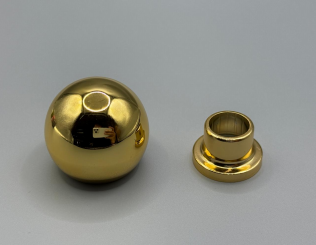 магнитная крышка в виде шарика, утяжеленная, золотистый