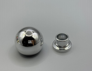 магнитная крышка в виде шарика, утяжеленная, серебристый