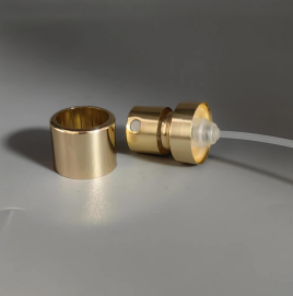 непрерывное мелкодисперсное распыление, распылитель золотистого цвета