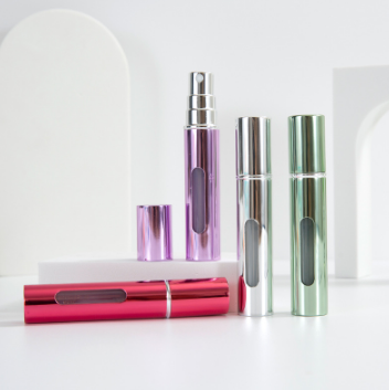 флакон для духов с плоской крышкой и нижней заливкой